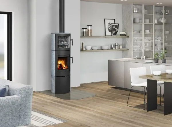 Poêle à bois LUGO N Four Acier | ROMOTOP