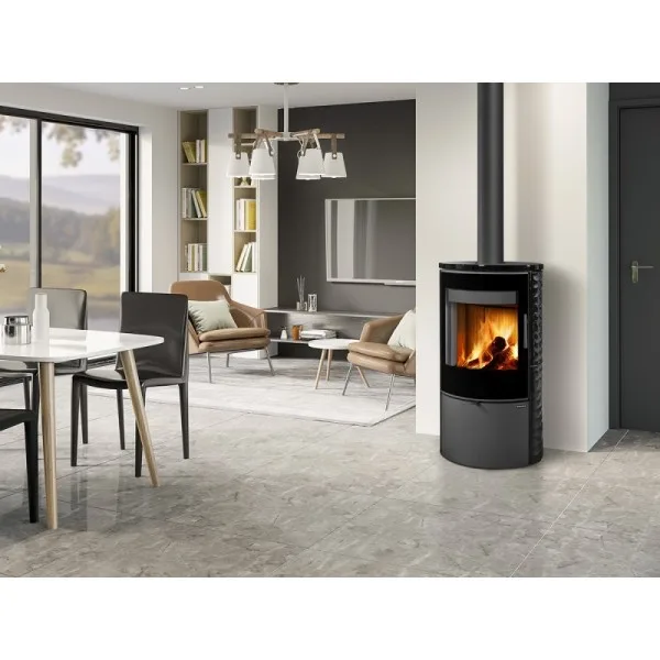Poêle à bois OVALIS G Acier – Image 3