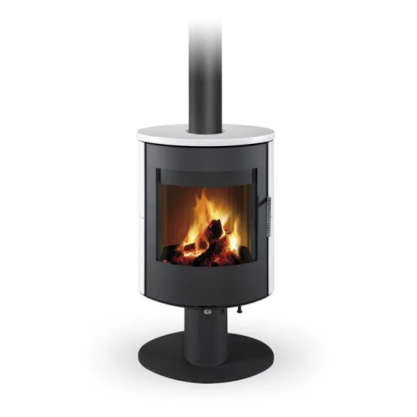 Poêle à bois OVALIS T pivotant Acier – Image 6