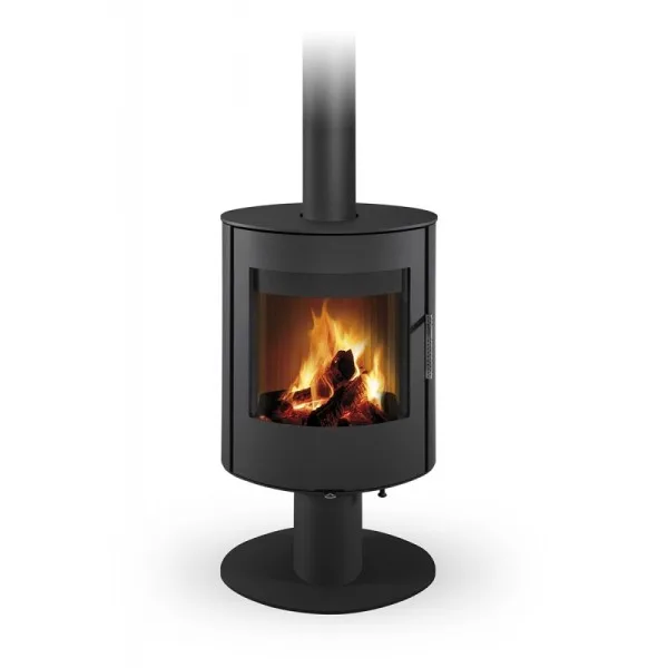 Poêle à bois OVALIS T pivotant Acier – Image 4