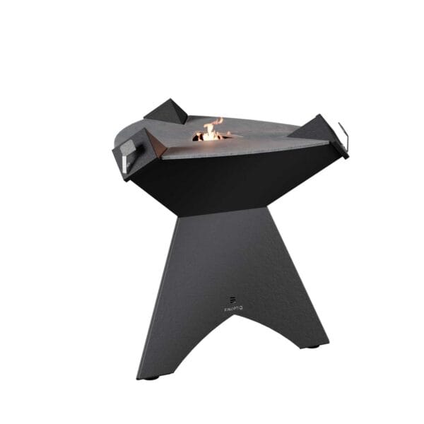Plancha feu de bois Origine 1000 Noire | FINOPTIM