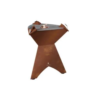 Plancha feu de bois Origine 800 Corten | FINOPTIM