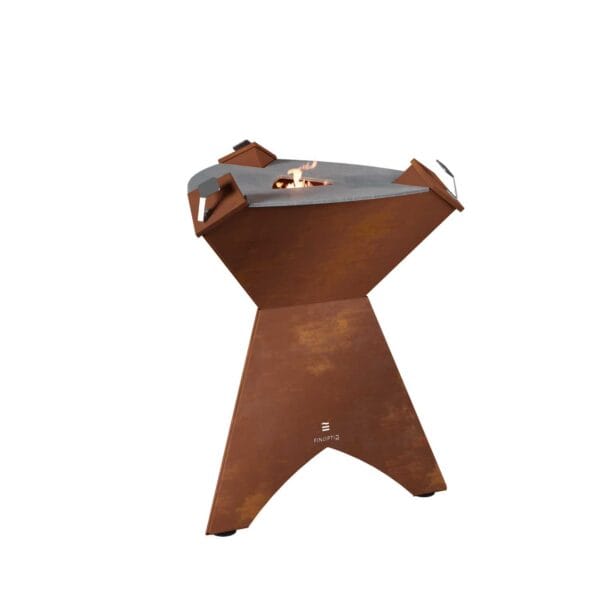 Plancha feu de bois Origine 800 Corten | FINOPTIM