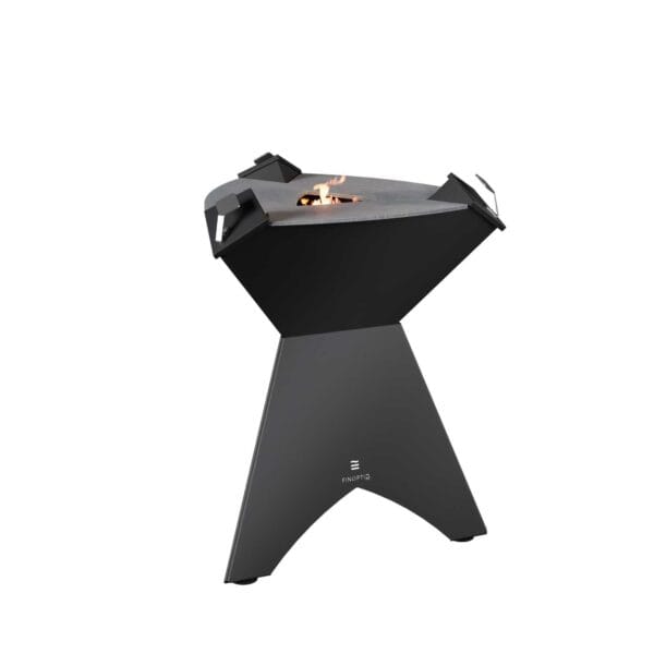 Plancha feu de bois Origine 800 Noire | FINOPTIM